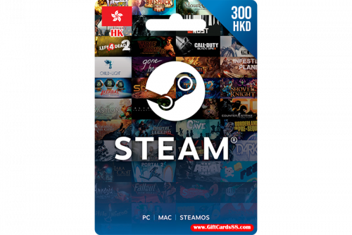 Steam 300 HKD (38.5 USD)